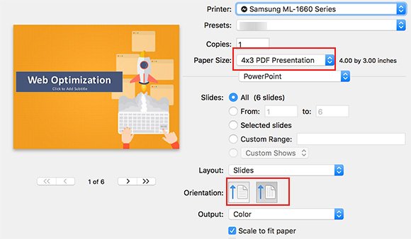 scale image on mac for print